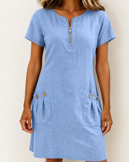 Robe Aurivoxaʳᵖ avec poches et zip