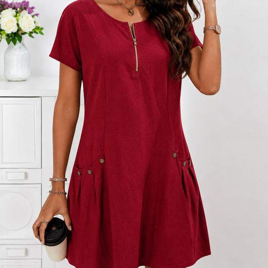 Robe Aurivoxaʳᵖ avec poches et zip